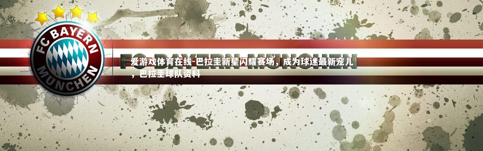 爱游戏体育在线-巴拉圭新星闪耀赛场，成为球迷最新宠儿，巴拉圭球队资料